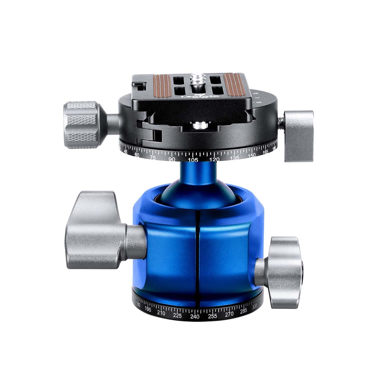 Amazon | Leofoto レオフォト LH-30R (BL) 自由雲台 (NP-50付) ブルー